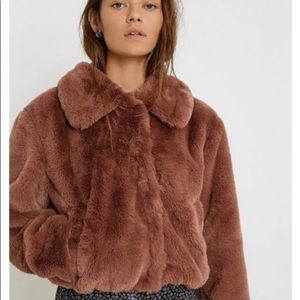 Urban Outfitters Faux Fur Coat NWT